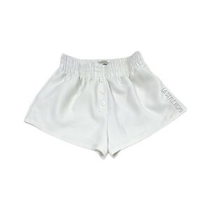 CULTNAKED High Waste Mini Shorts Flowy in White Creamy Size L